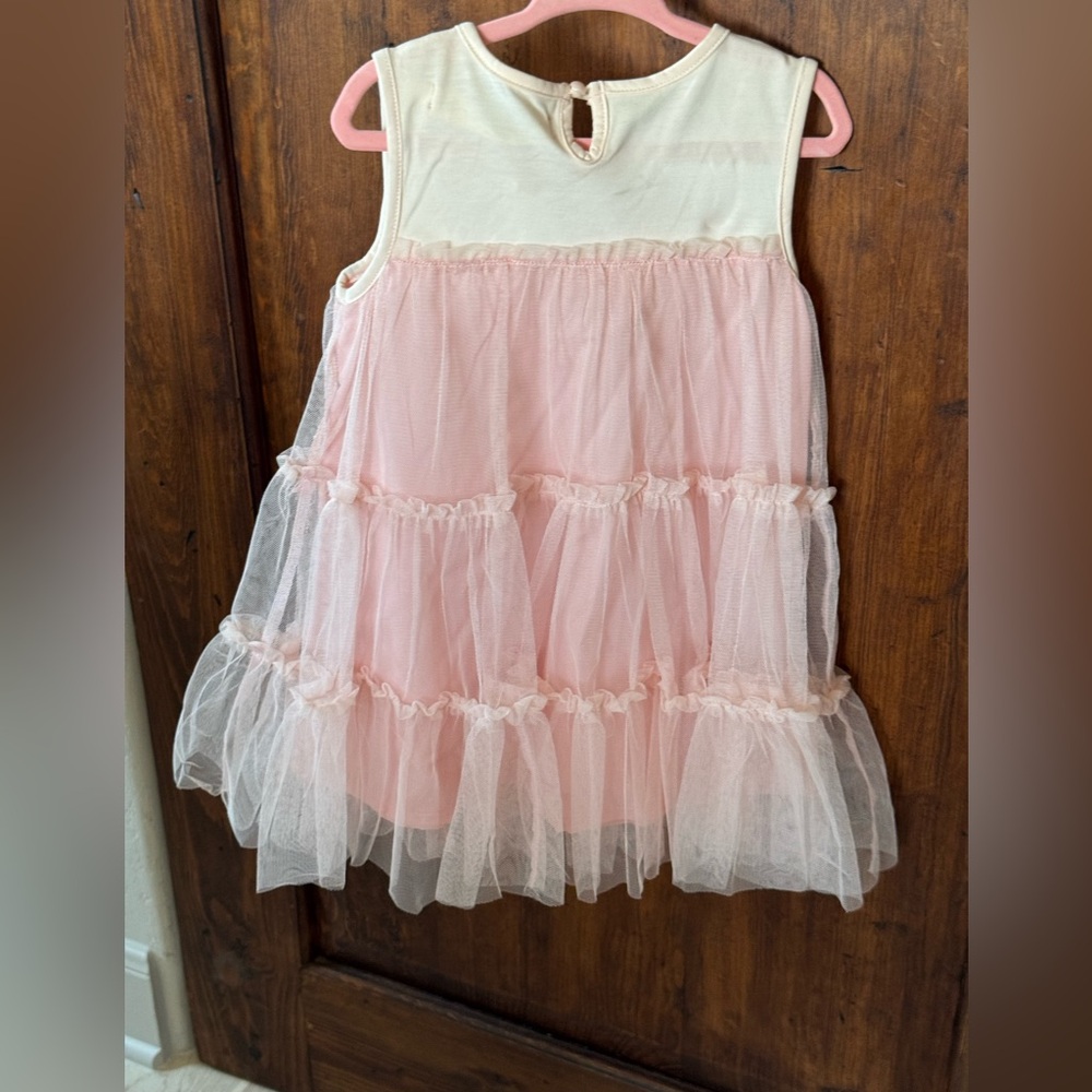 MISS ROSE SISTER VIOLET Pink and White Tutu Dress - Picture 2 of 5